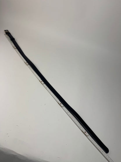 Vintage Dior Leather Belt black