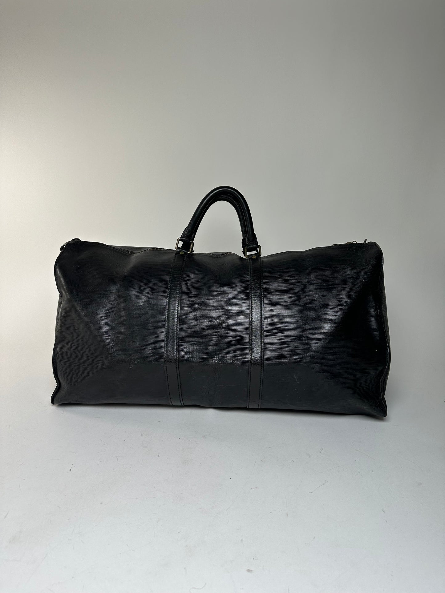 Vintage Louis Vuitton EPI Leather 60 Keepball Black