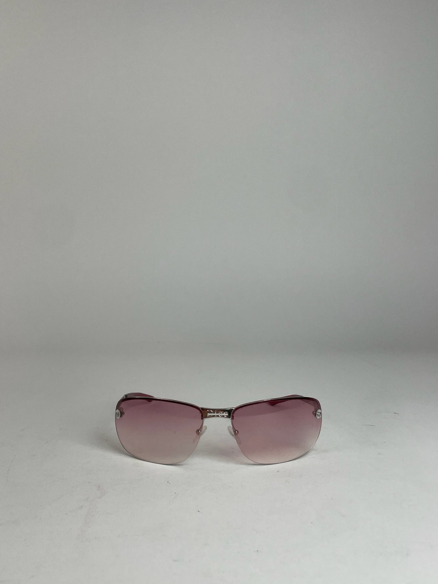Vintage Dior Rimless Sunglasses Purple