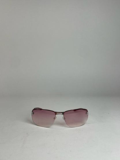 Vintage Dior Rimless Sunglasses Purple
