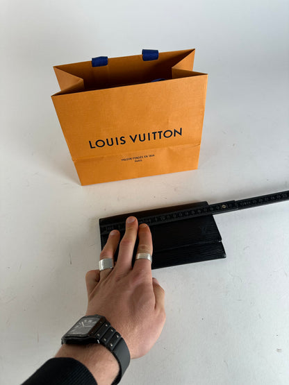 Vintage Louis Vuitton EPI Leather ID Holder Wallet Black