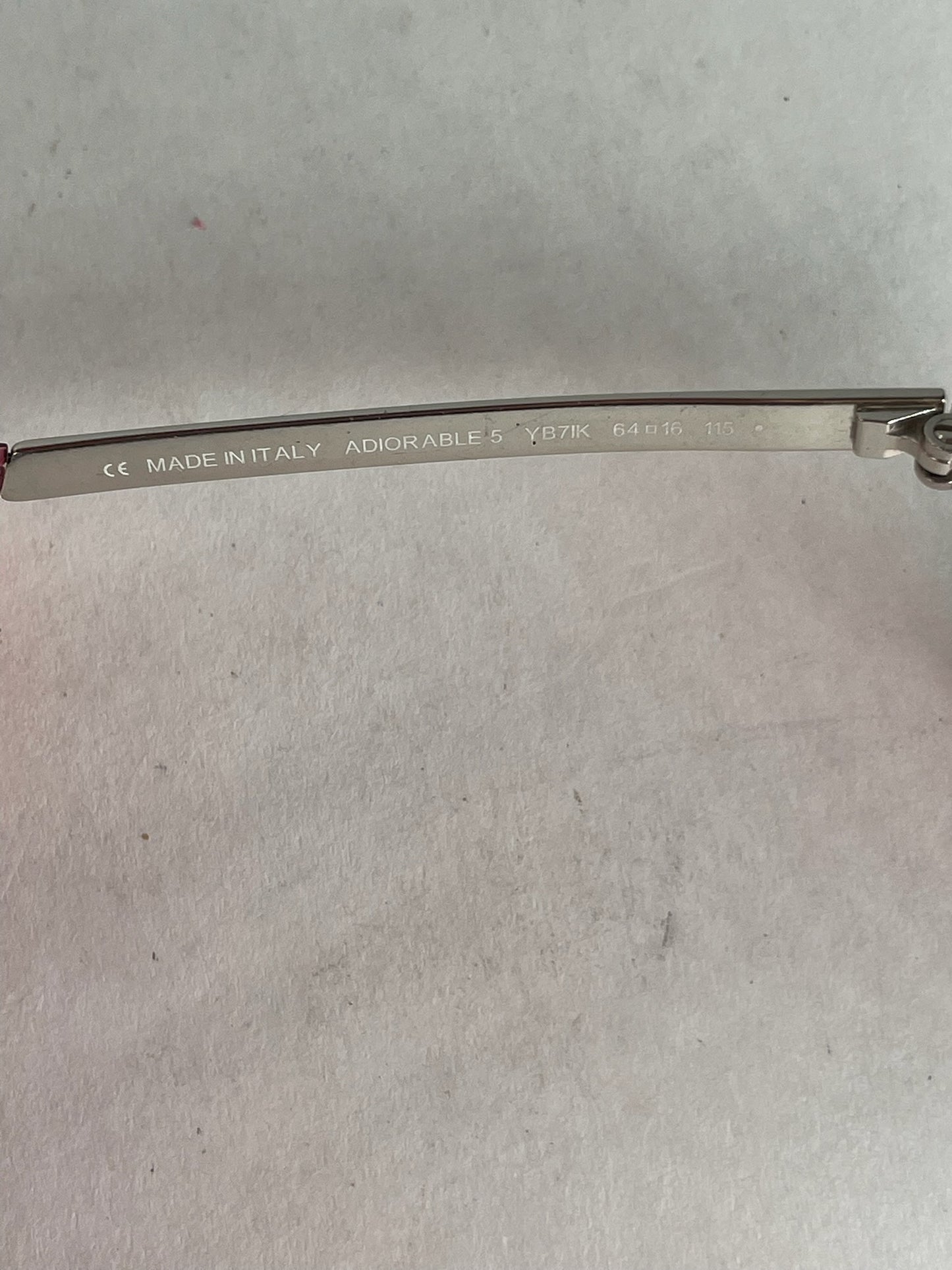 Vintage Dior Rimless Sunglasses Purple