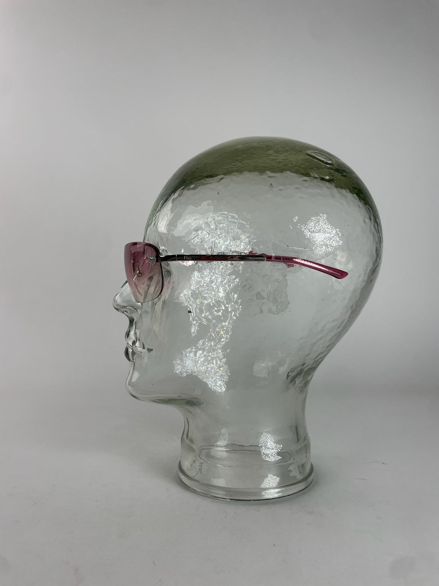 Vintage Dior Rimless Sunglasses Purple