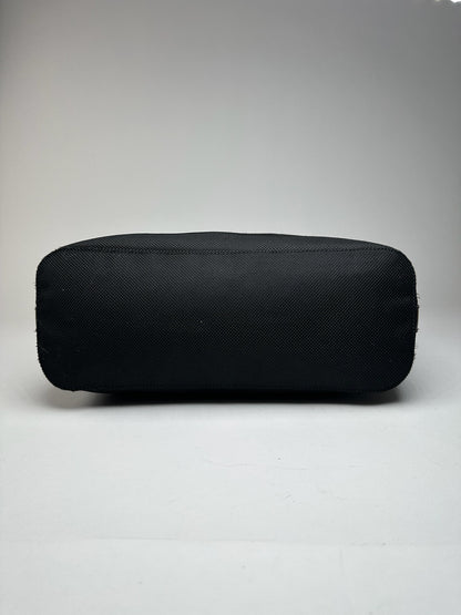 Vintage Celine Canvas Patent Leather bag black