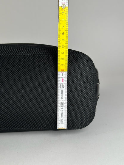 Vintage Celine Canvas Patent Leather bag black