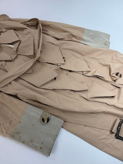Vintage Chloe Cotton Trenchcoat Beige Brown XS