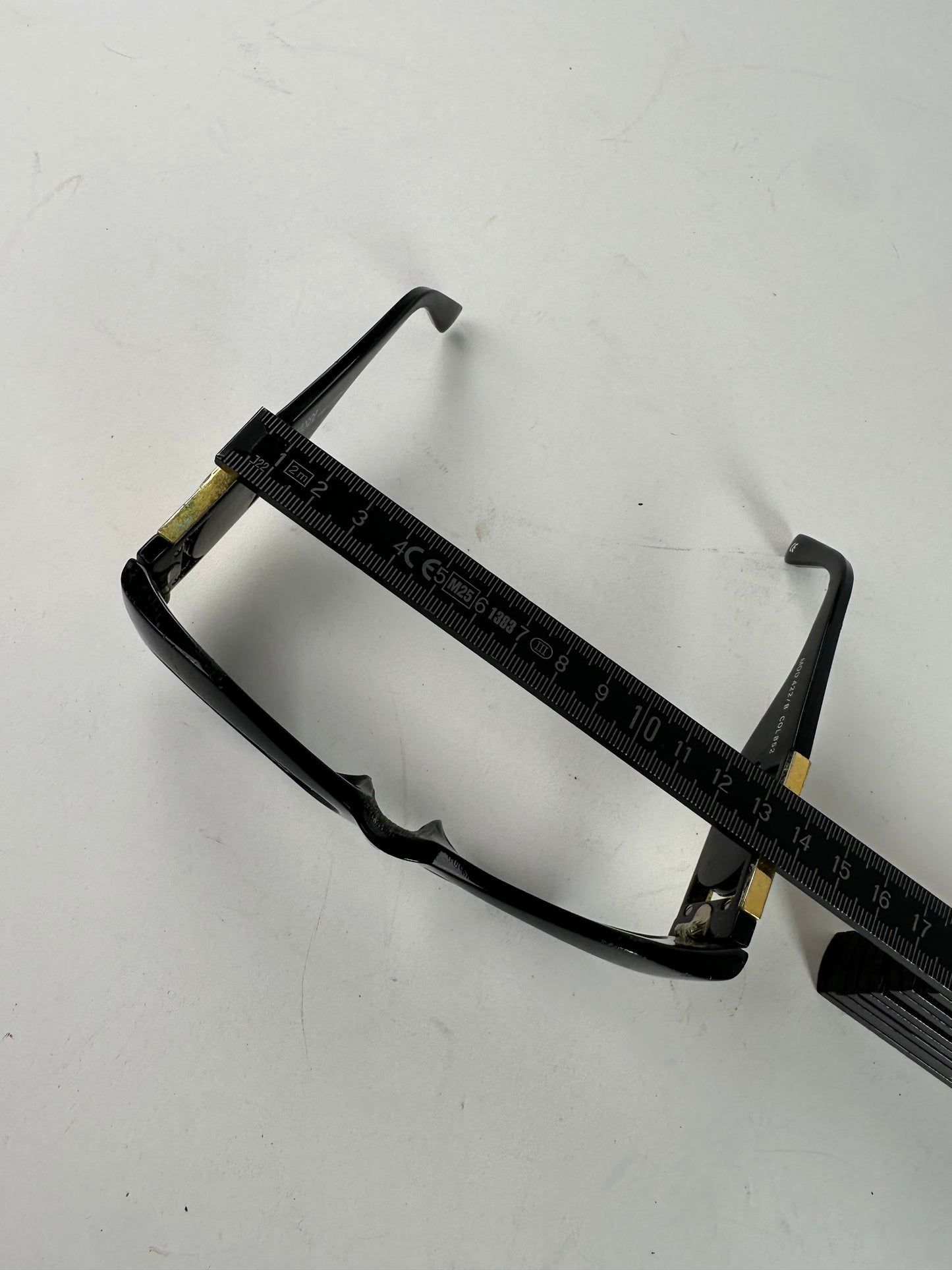 Vintage Gianni Versace Sunglasses Black Acetate Gold Medusa