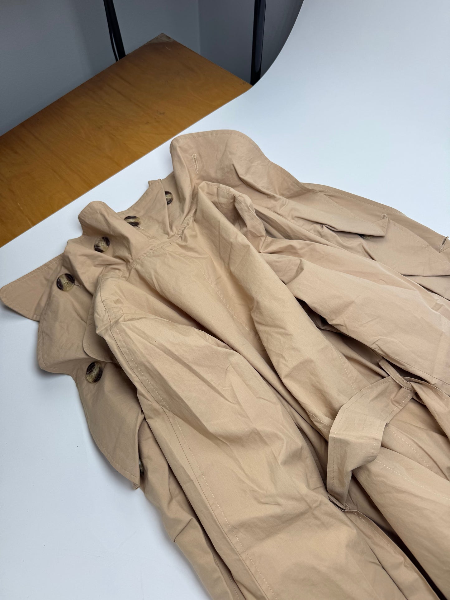 Vintage Chloe Cotton Trenchcoat Beige Brown XS