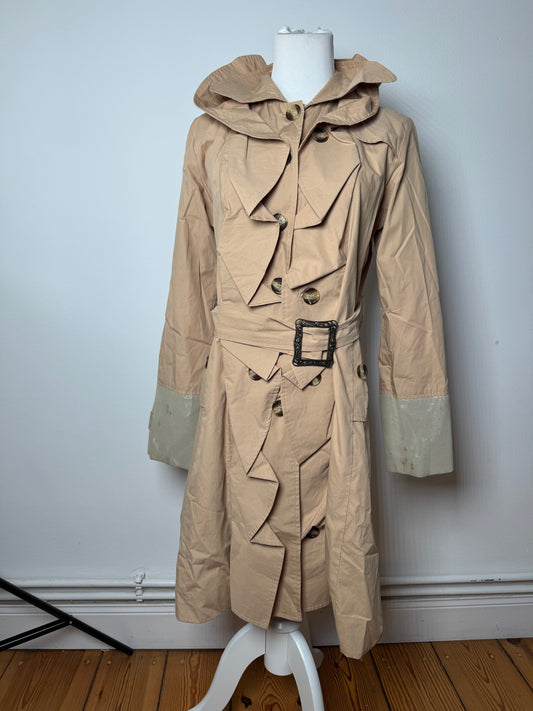 Vintage Chloe Cotton Trenchcoat Beige Brown XS