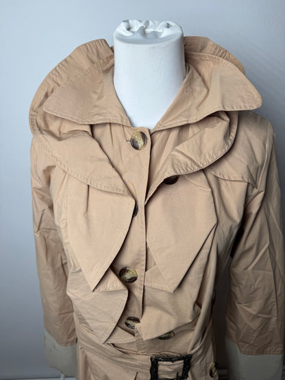 Vintage Chloe Cotton Trenchcoat Beige Brown XS