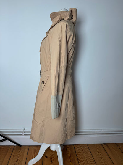 Vintage Chloe Cotton Trenchcoat Beige Brown XS