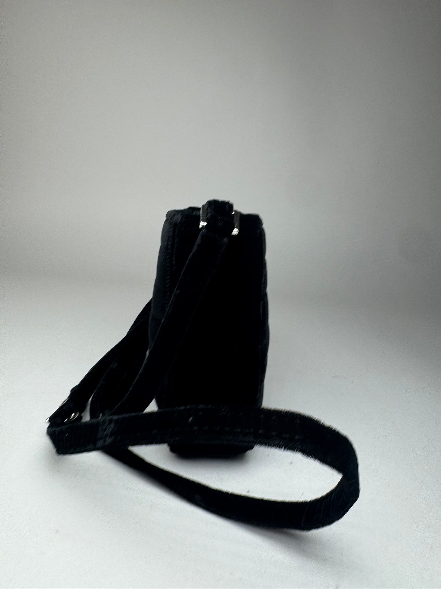 Sac bandoulière Courrèges vintage noir