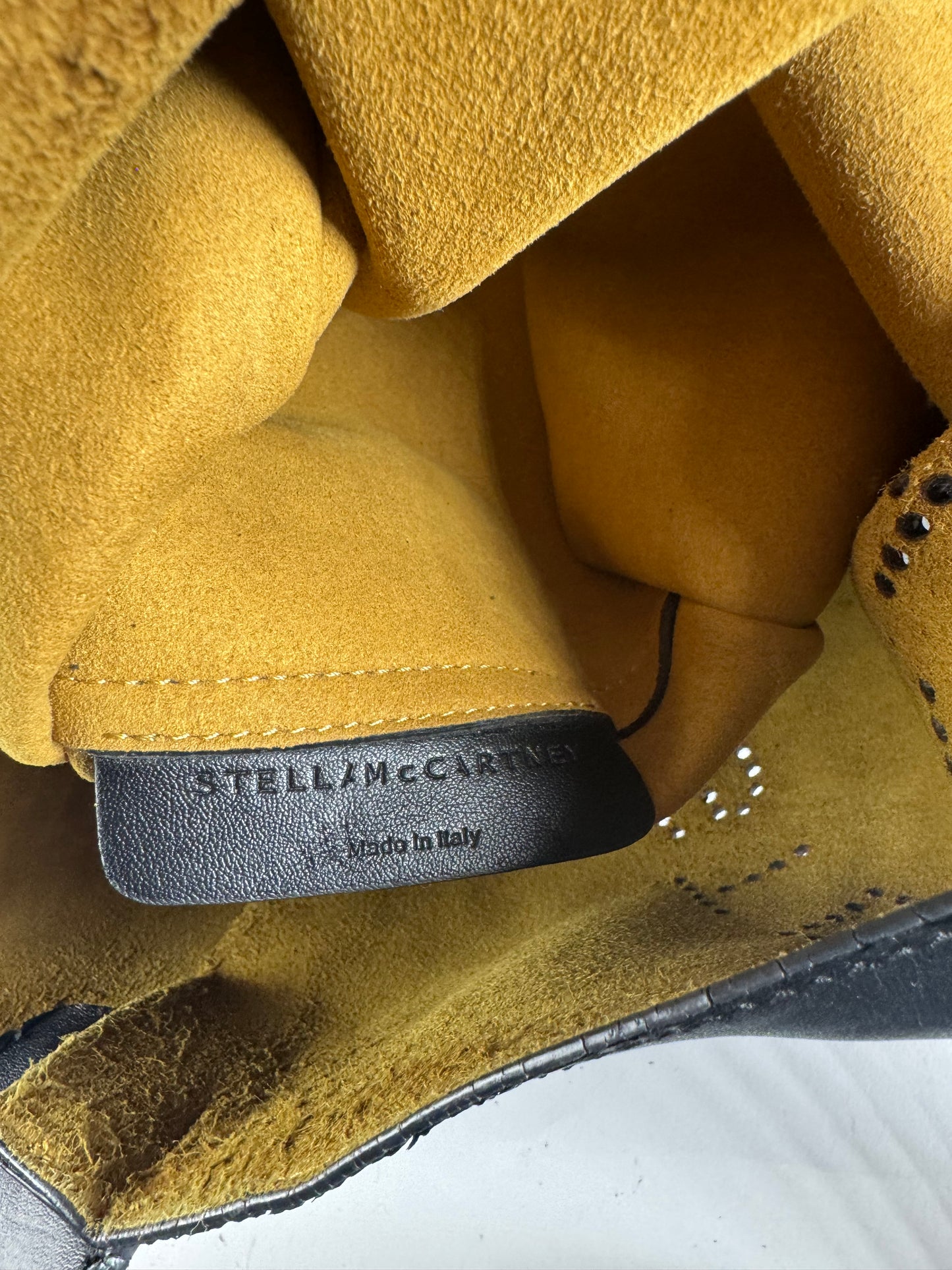 Vintage Stella Mc Cartney Vega Leather shopper black