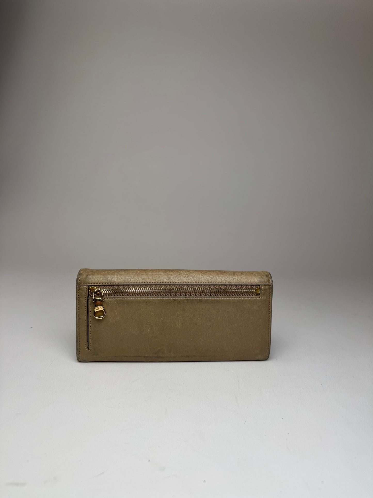 Vintage Loewe Madrid Leather Wallet beige