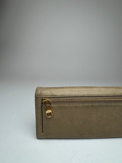Vintage Loewe Madrid Leather Wallet beige