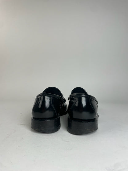 Vintage Gucci Mens Patent Leather Horsebit Loafer EU41