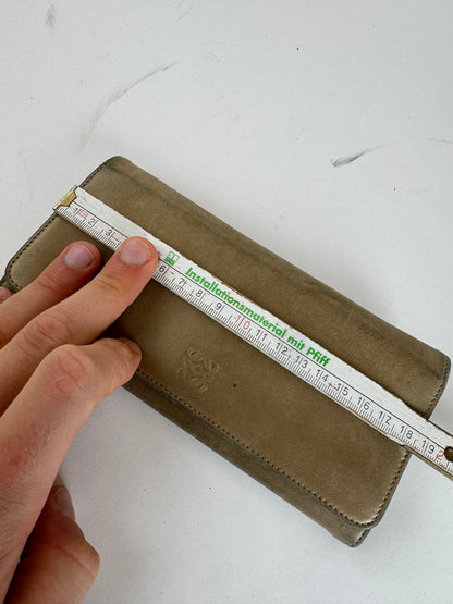 Vintage Loewe Madrid Leather Wallet beige
