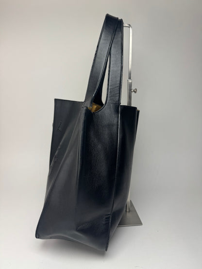 Vintage Stella Mc Cartney Vega Leather shopper black
