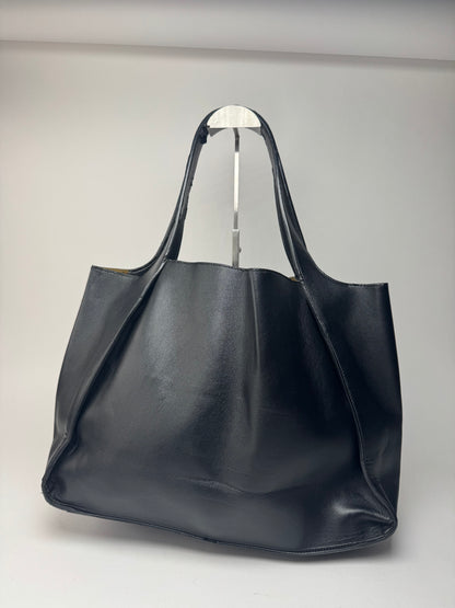 Vintage Stella Mc Cartney Vega Leather shopper black
