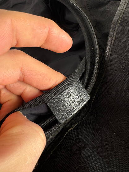 Vintage Gucci Multiway Monogram Bag black