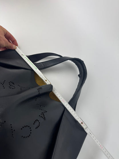 Vintage Stella Mc Cartney Vega Leather shopper black