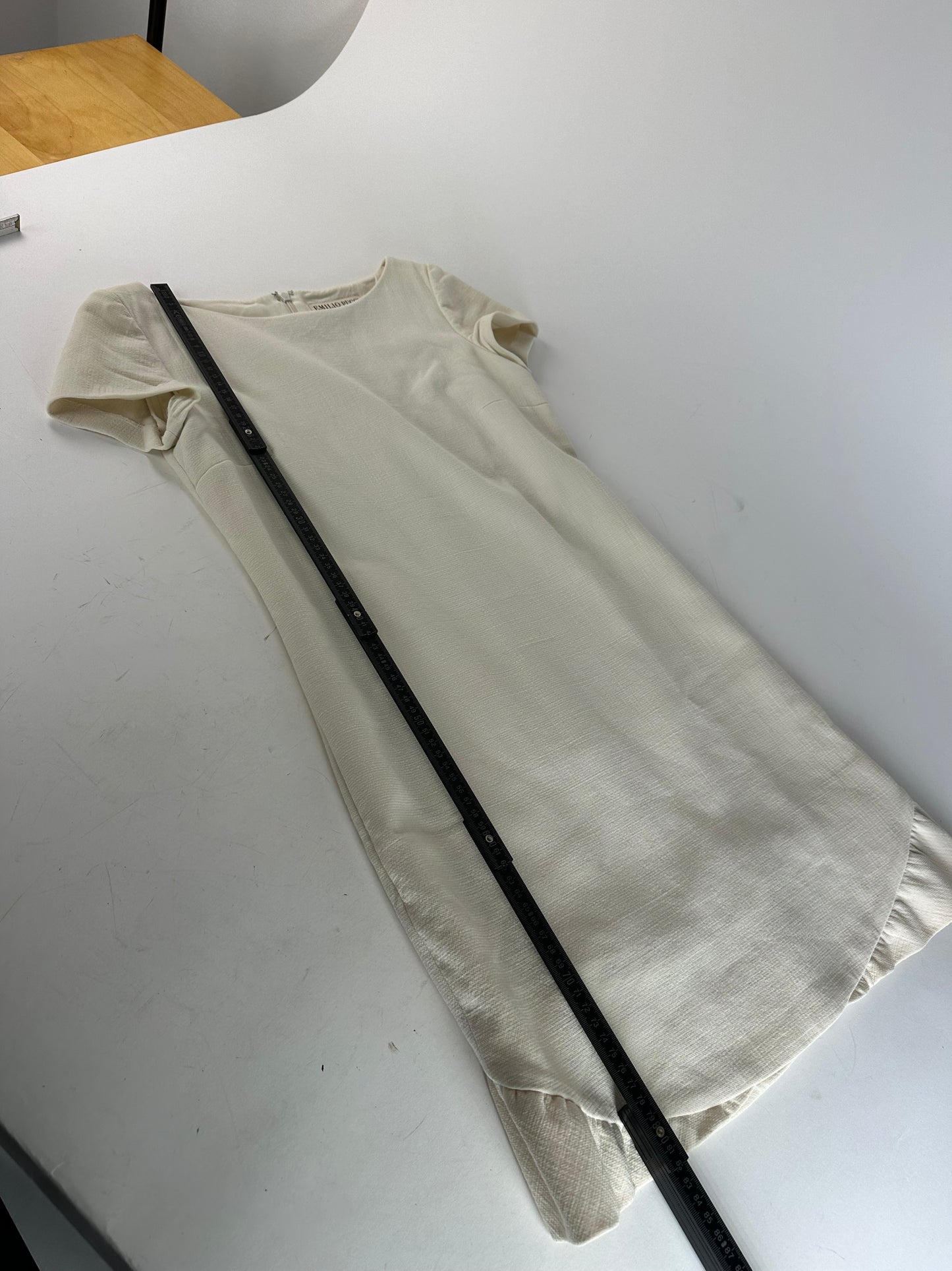 Vintage Emilio Pucci Wool Dress White M