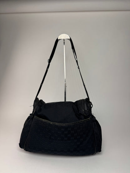 Vintage Gucci Multiway Monogram Bag black