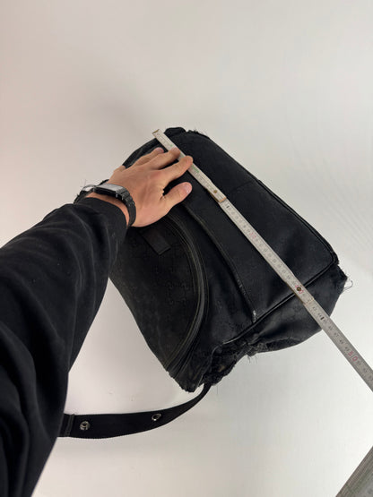 Vintage Gucci Multiway Monogram Bag black