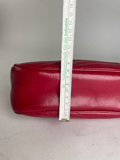 Vintage Etro Leather Bag Red