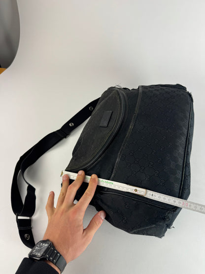 Vintage Gucci Multiway Monogram Bag black