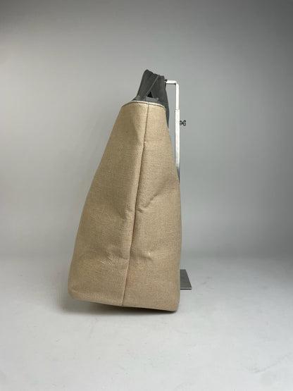 Vintage Comme Des Garçons Tote Bag Black Beige