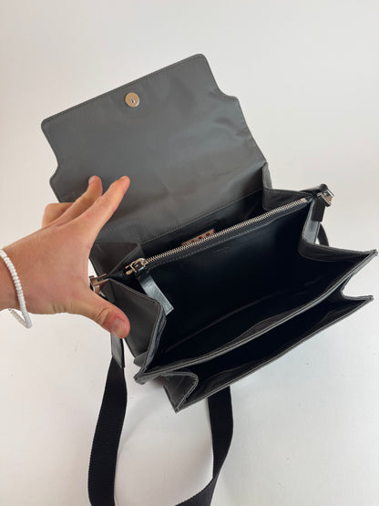 Vintage Marni 2way Trunk Bag Grey Black