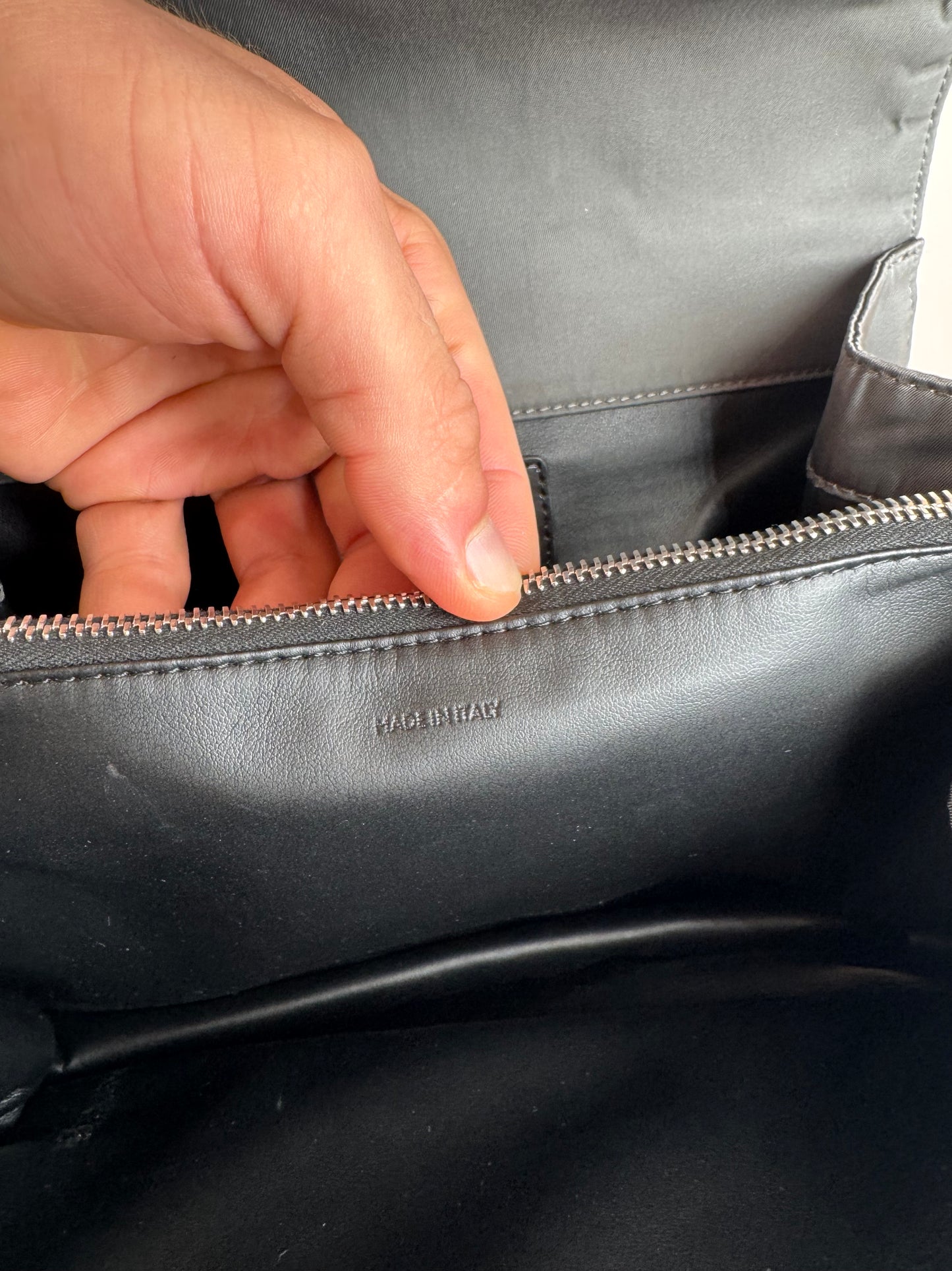 Vintage Marni 2way Trunk Bag Grey Black