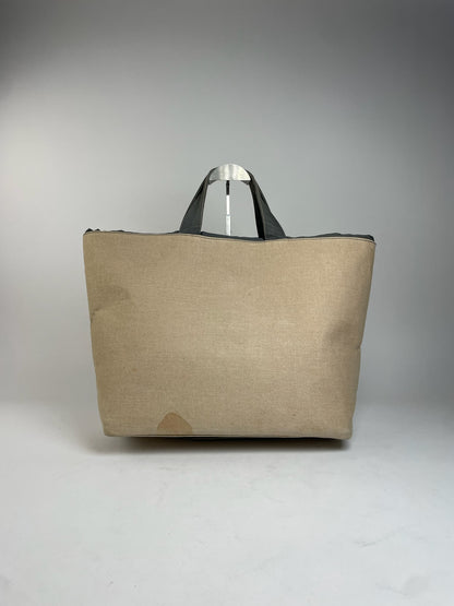 Vintage Comme Des Garçons Tote Bag Black Beige