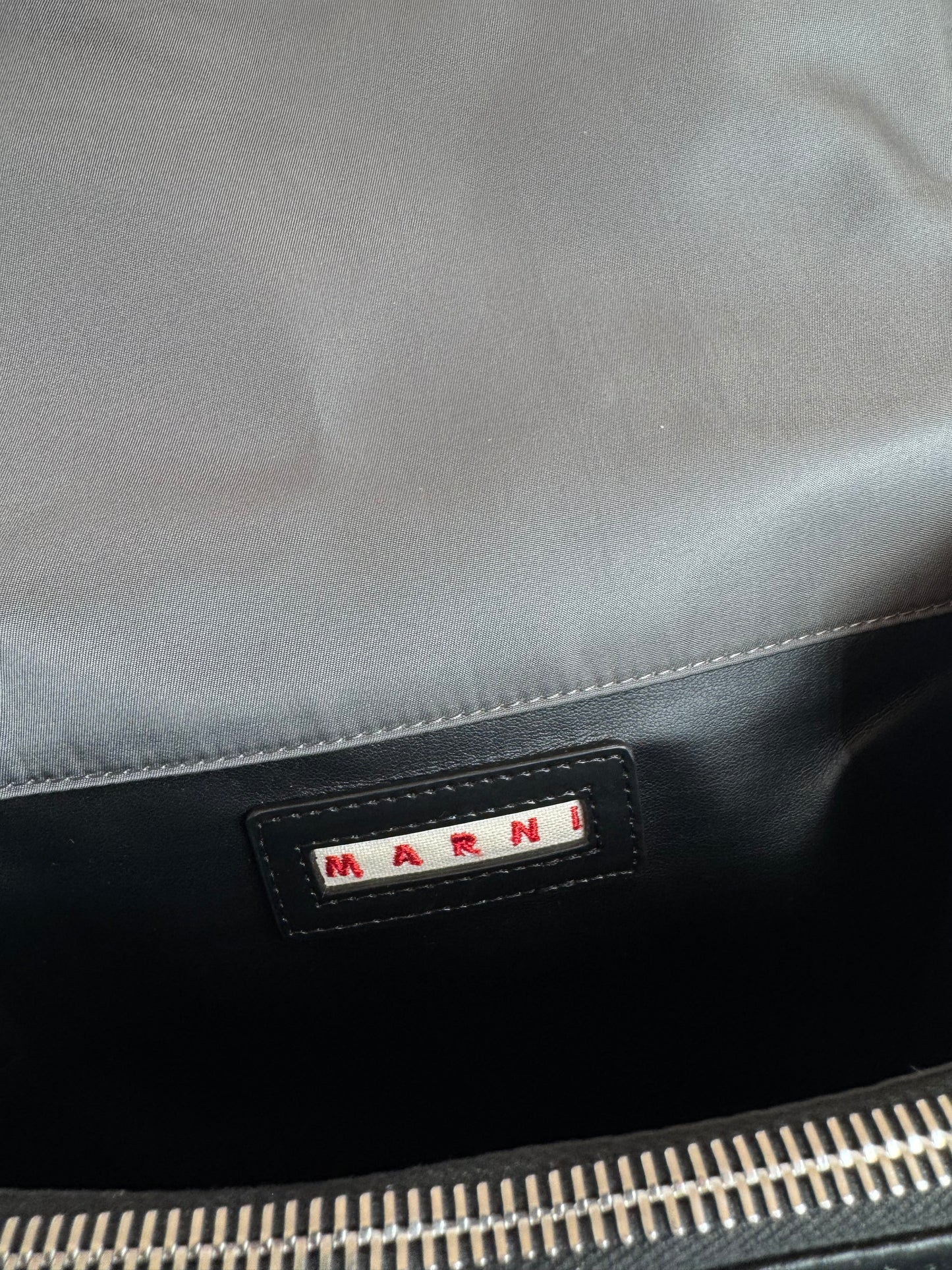 Vintage Marni 2way Trunk Bag Grey Black