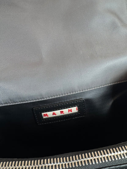 Vintage Marni 2way Trunk Bag Grey Black