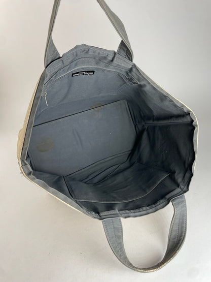 Vintage Comme Des Garçons Tote Bag Black Beige