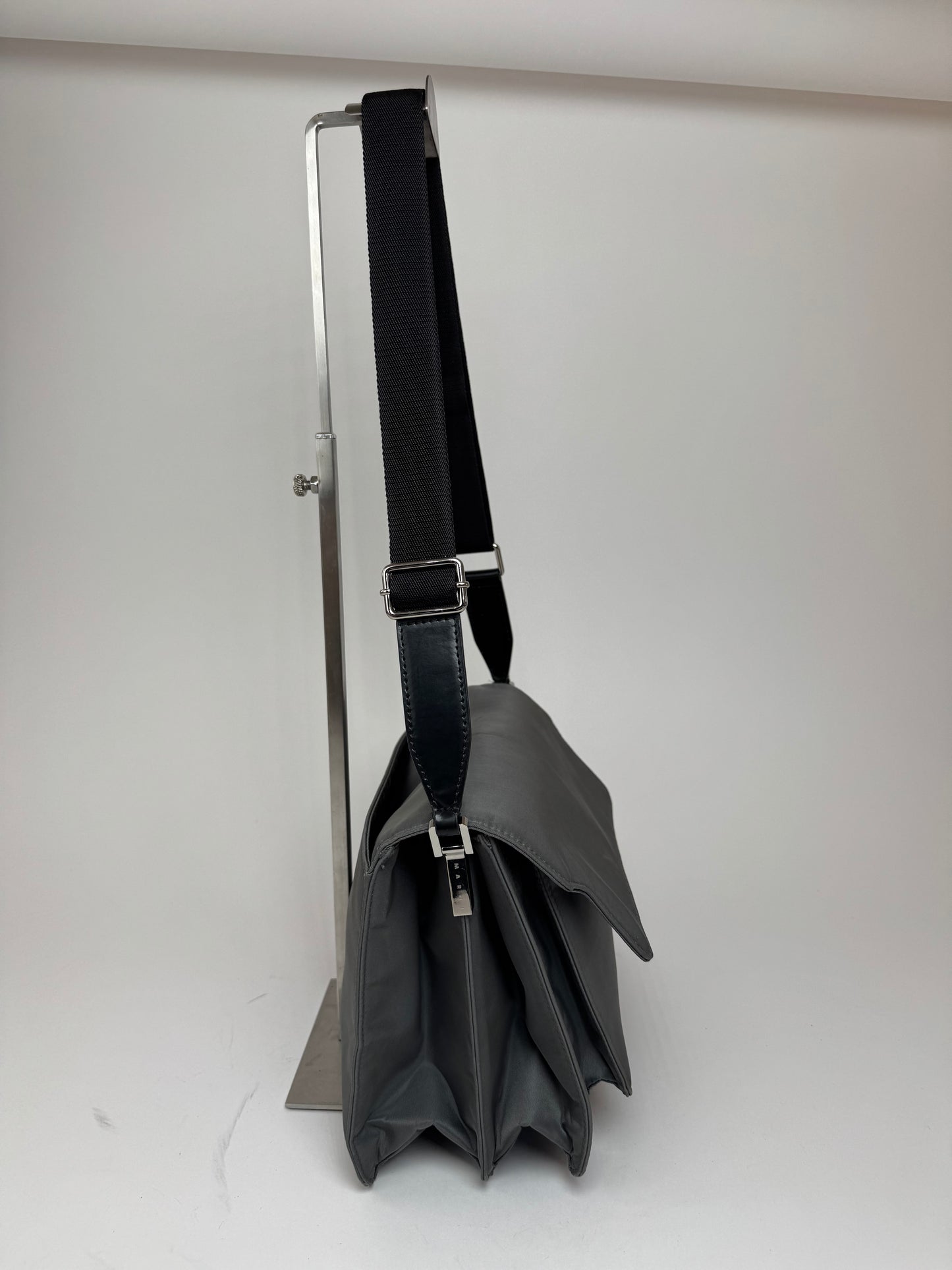 Vintage Marni 2way Trunk Bag Grey Black