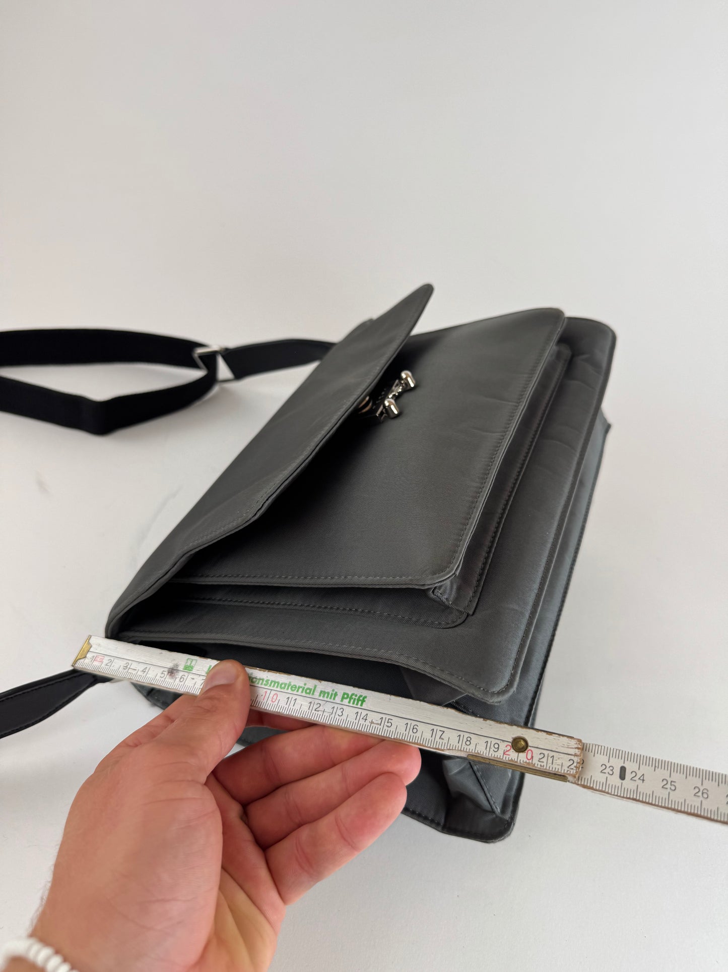 Vintage Marni 2way Trunk Bag Grey Black