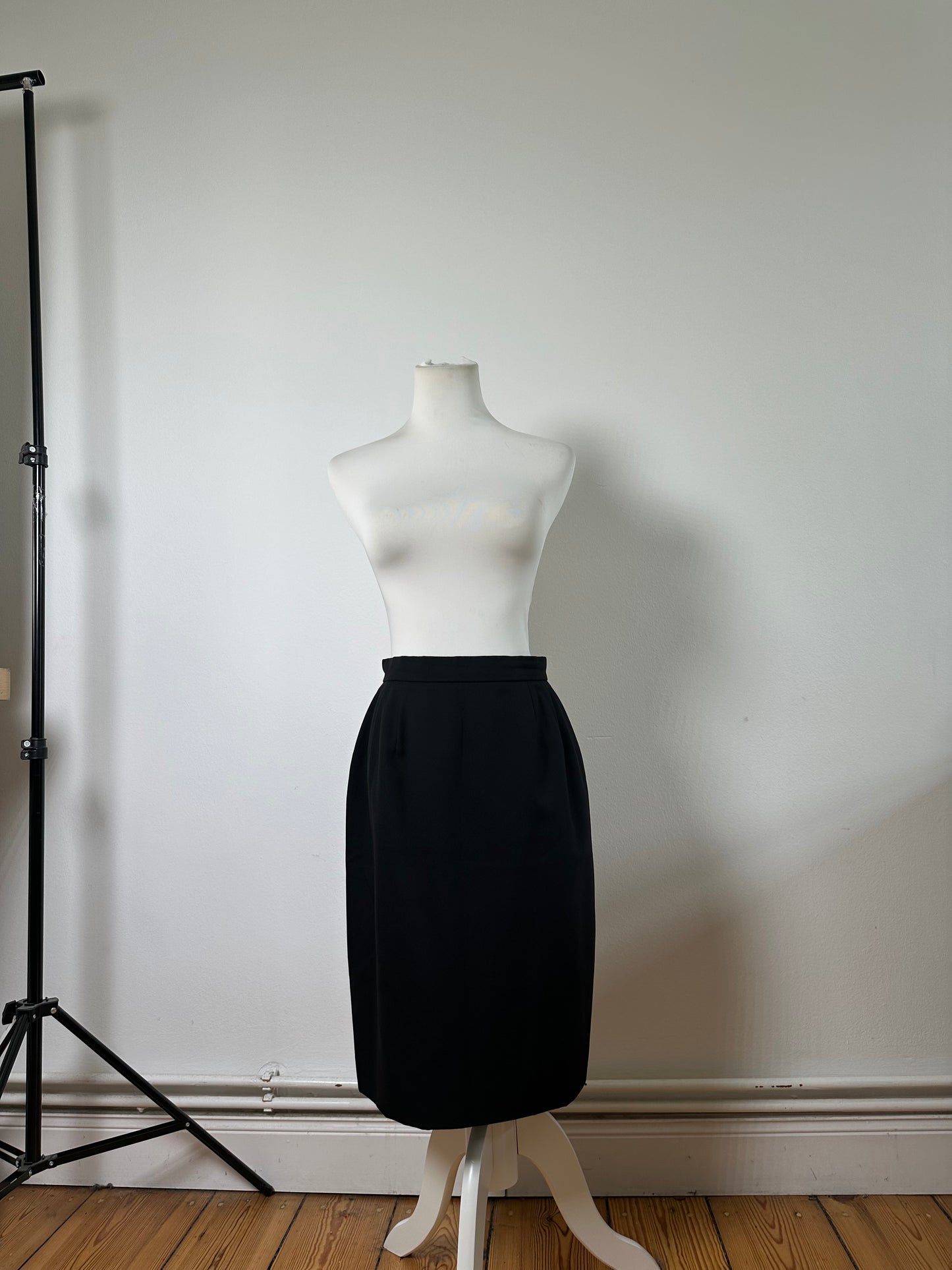 Vintage Chloe Wool Blend Skirt Black L