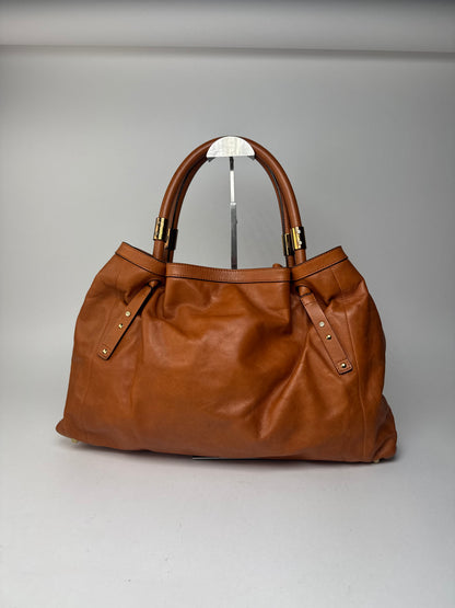 Sac en cuir vintage Chloé orange marron