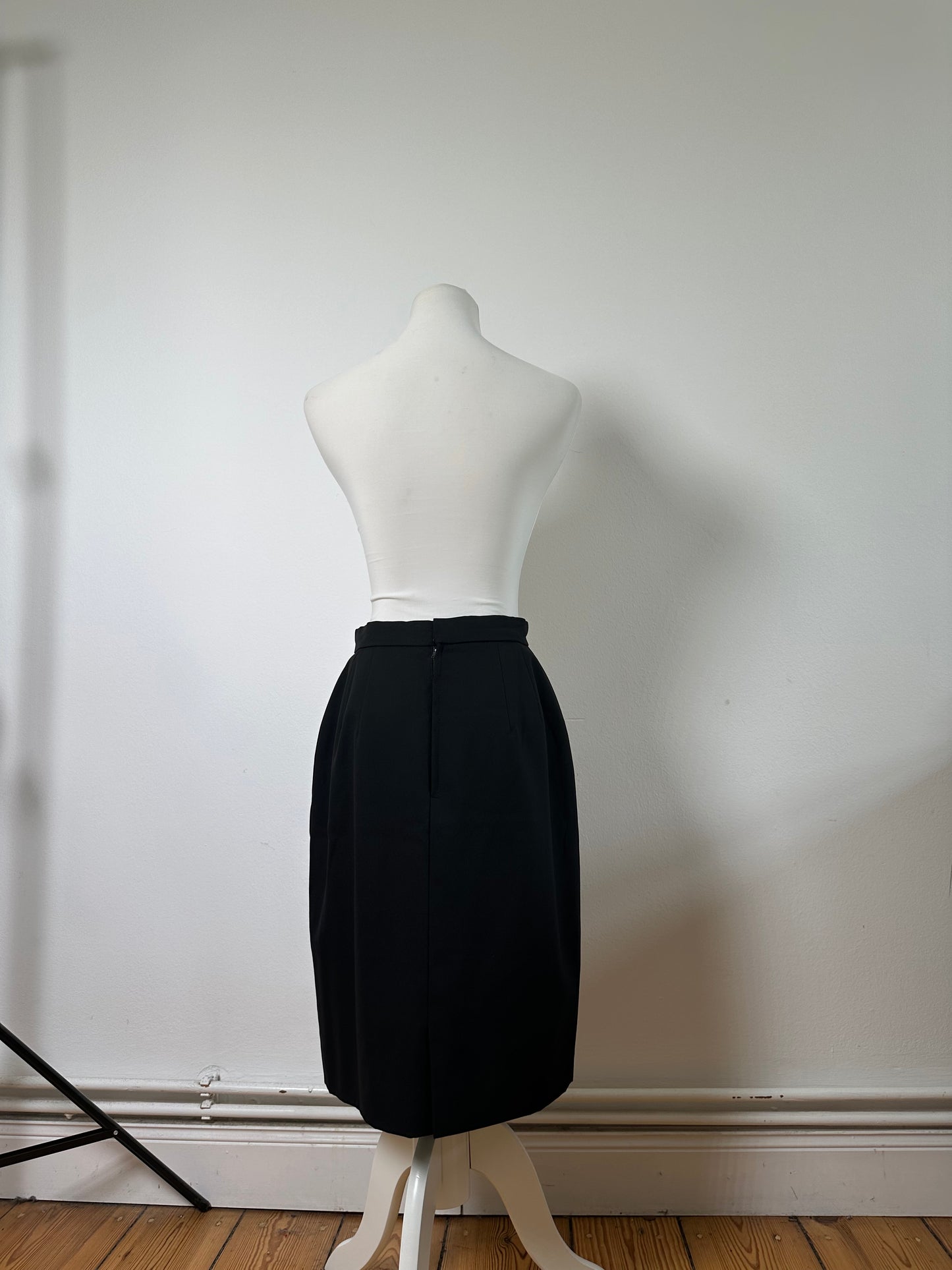 Vintage Chloe Wool Blend Skirt Black L