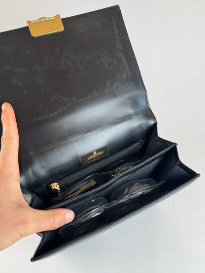 Vintage Givenchy 4G Patent Leather bag black