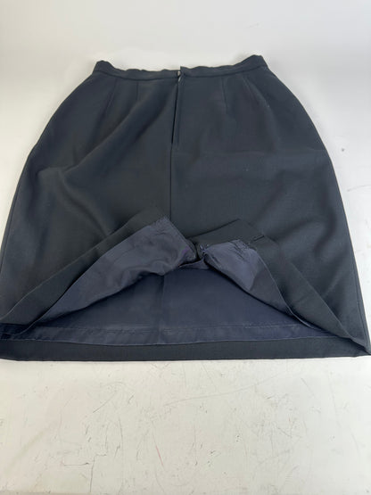 Vintage Chloe Wool Blend Skirt Black L