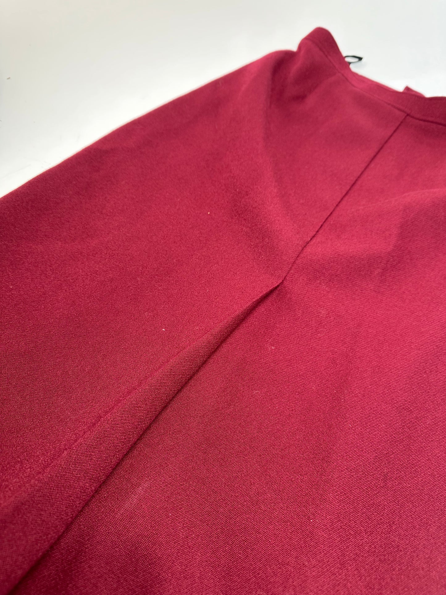 Vintage Chloe Wool Skirt Burgundy FR42
