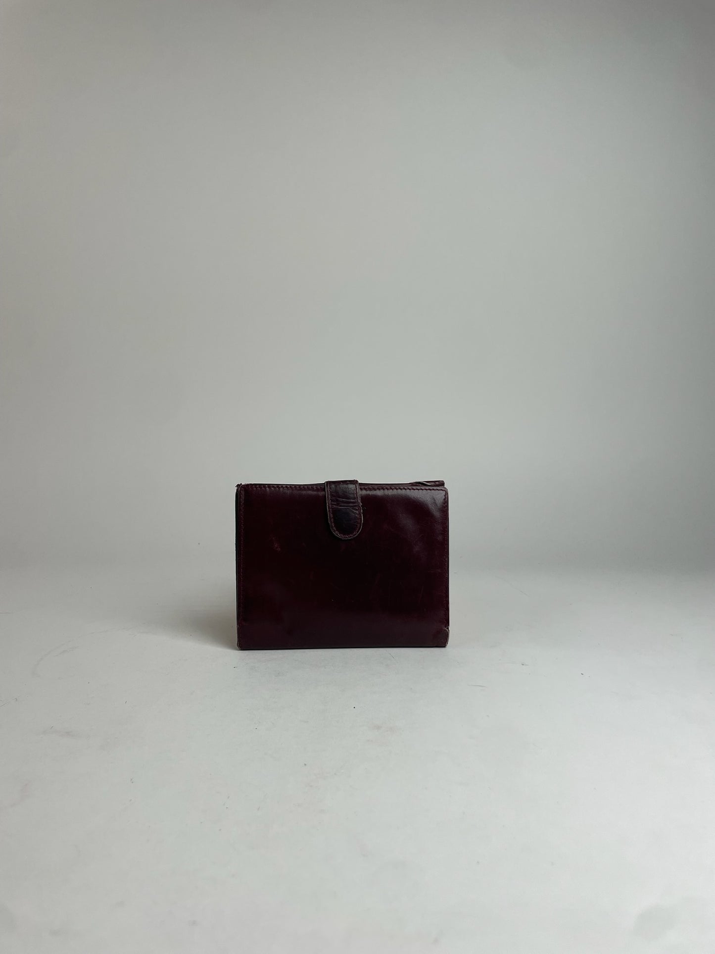 Vintage Loewe Madrid Leather Wallet Purple