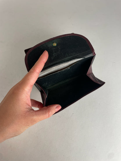 Vintage Loewe Madrid Leather Wallet Purple