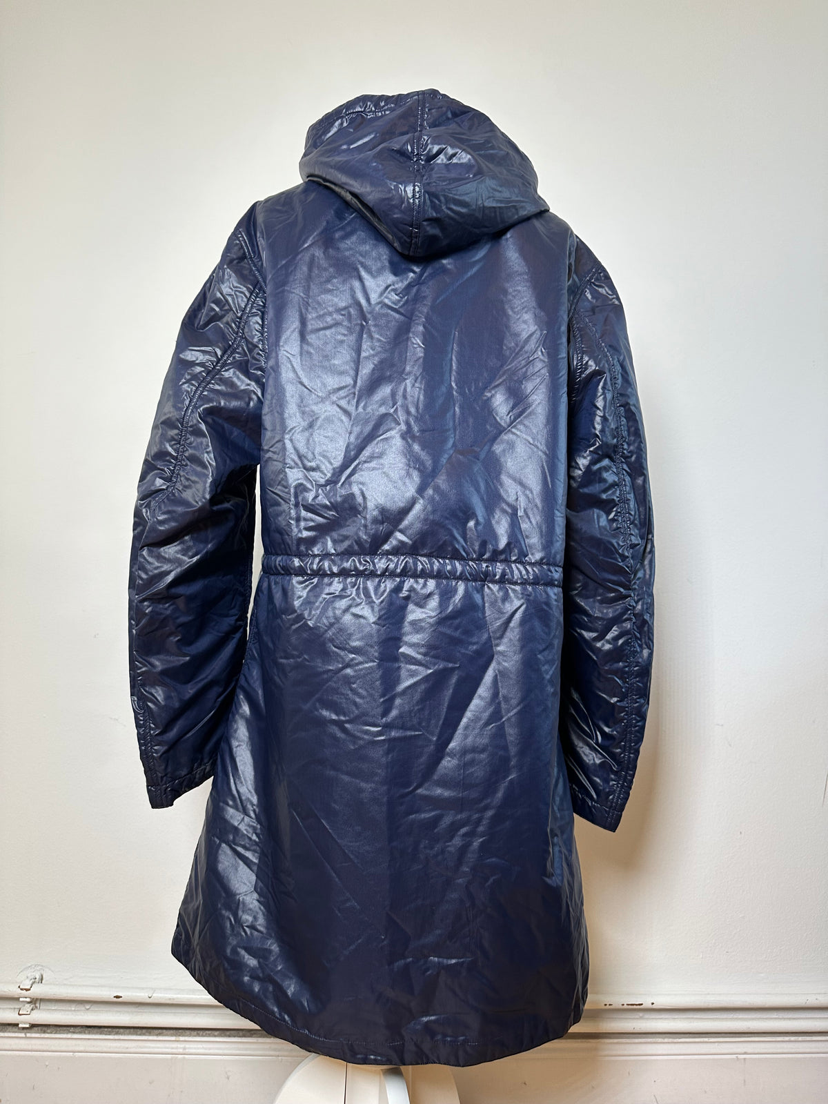 Vintage Courreges Men's Long Rain Jacket Navy L