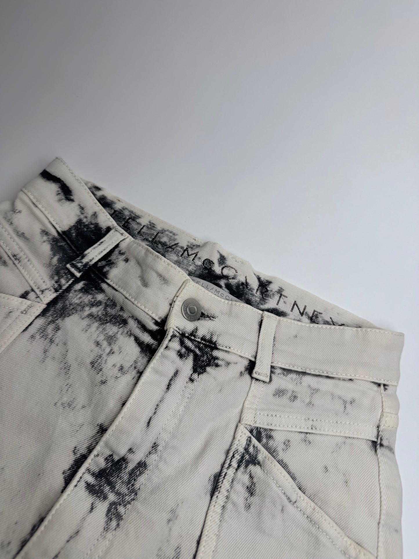 Vintage Stella Mc Cartney Denim Black White