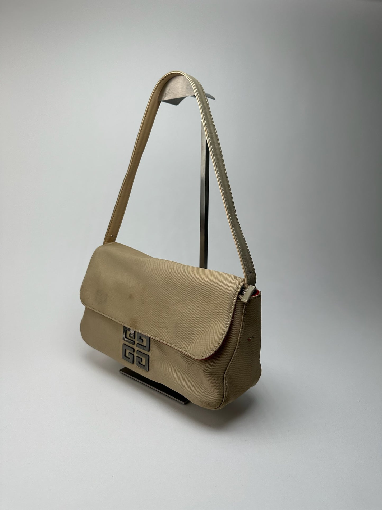 Sac vintage Givenchy 4G beige